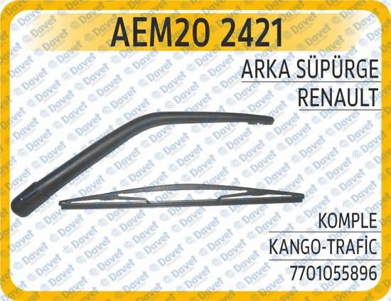 AEM 202421 Arka Silecek Supurgesi Komple Renault Kangoo -Trafic